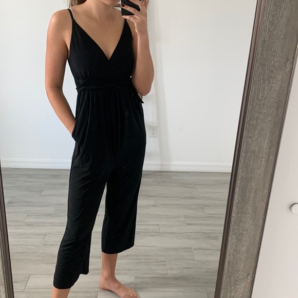 Kaileigh Pants - Kaileigh Maternity Black Classy Jumpsuit / Size S